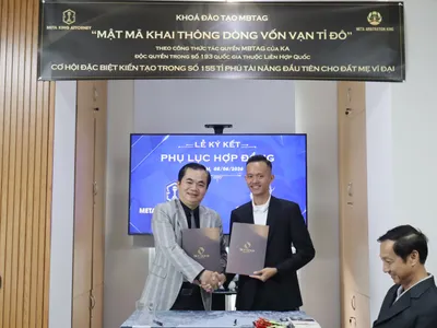 LỄ KÝ KẾT PHỤ LỤC 1 HỢP ĐỒNG CHIẾN LƯỢC TRỊ GIÁ 50 TRIỆU USD VÀ THANH TOÁN TIỀN NGAY GIAI ĐOẠN 1 GIỮA HỆ SINH THÁI MKA-MAK-NVT VỚI  SKY GOLD GROUP KIẾN TẠO TẬP ĐOÀN KINH TẾ TÁI SINH XHCN.