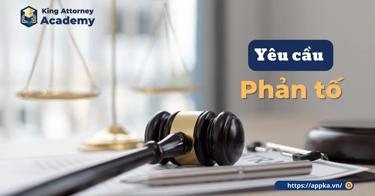 YÊU CẦU PHẢN TỐ