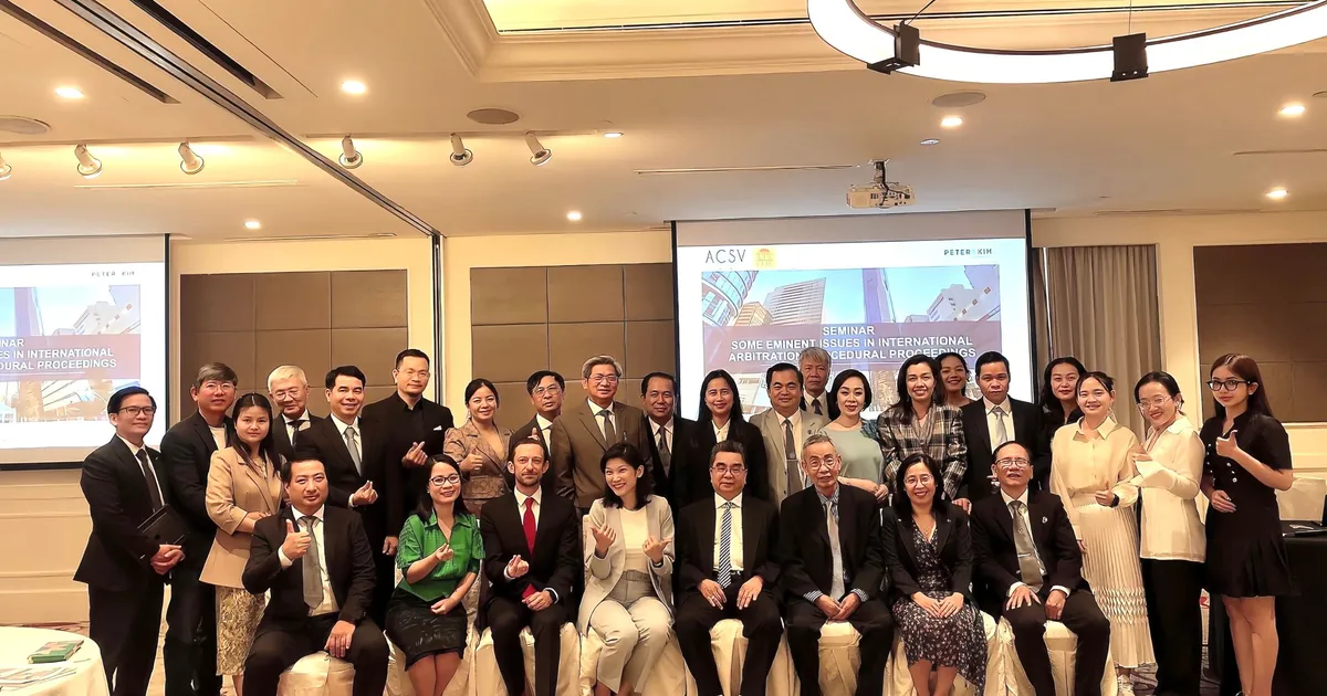 Hội thảo: Một Số Vấn Đề Nổi Bật Trong Thủ Tục Tố Tụng Trọng Tài Quốc Tế 