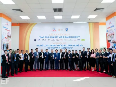 Lễ ký kết thỏa thuận hợp tác giữa Công ty Cổ phần King Attorney và Trường Đại học Kinh tế Tài chính TP. Hồ Chí Minh
