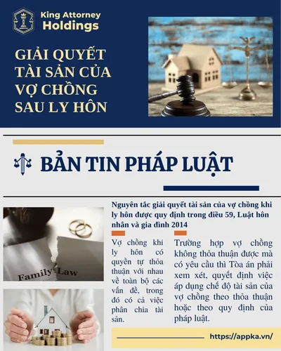 Giải quyết tài sản của vợ chồng sau ly hôn