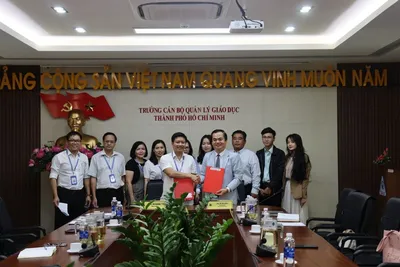 LỄ KÝ KẾT THỎA THUẬN HỢP TÁC GIỮA CÔNG TY CP KING ATTORNEY VỚI TRƯỜNG CÁN BỘ QUẢN LÝ GIÁO DỤC TP. HỒ CHÍ MINH